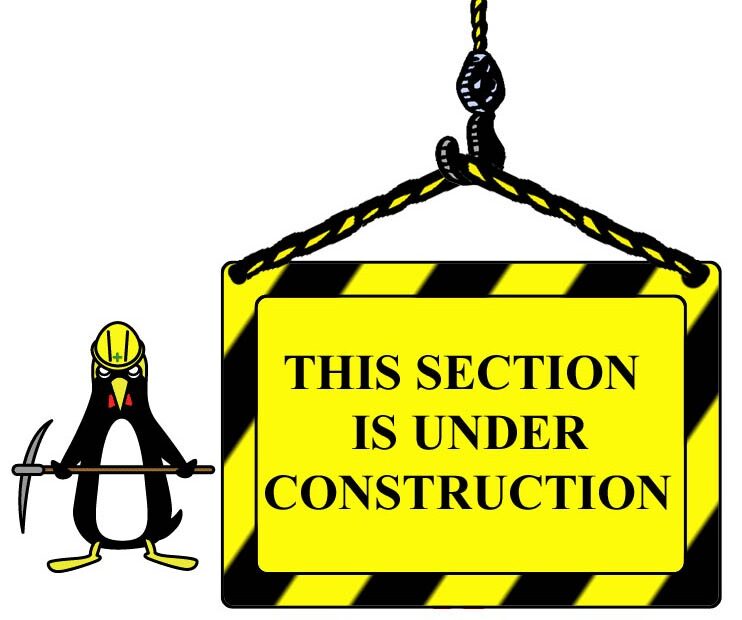 section under construction